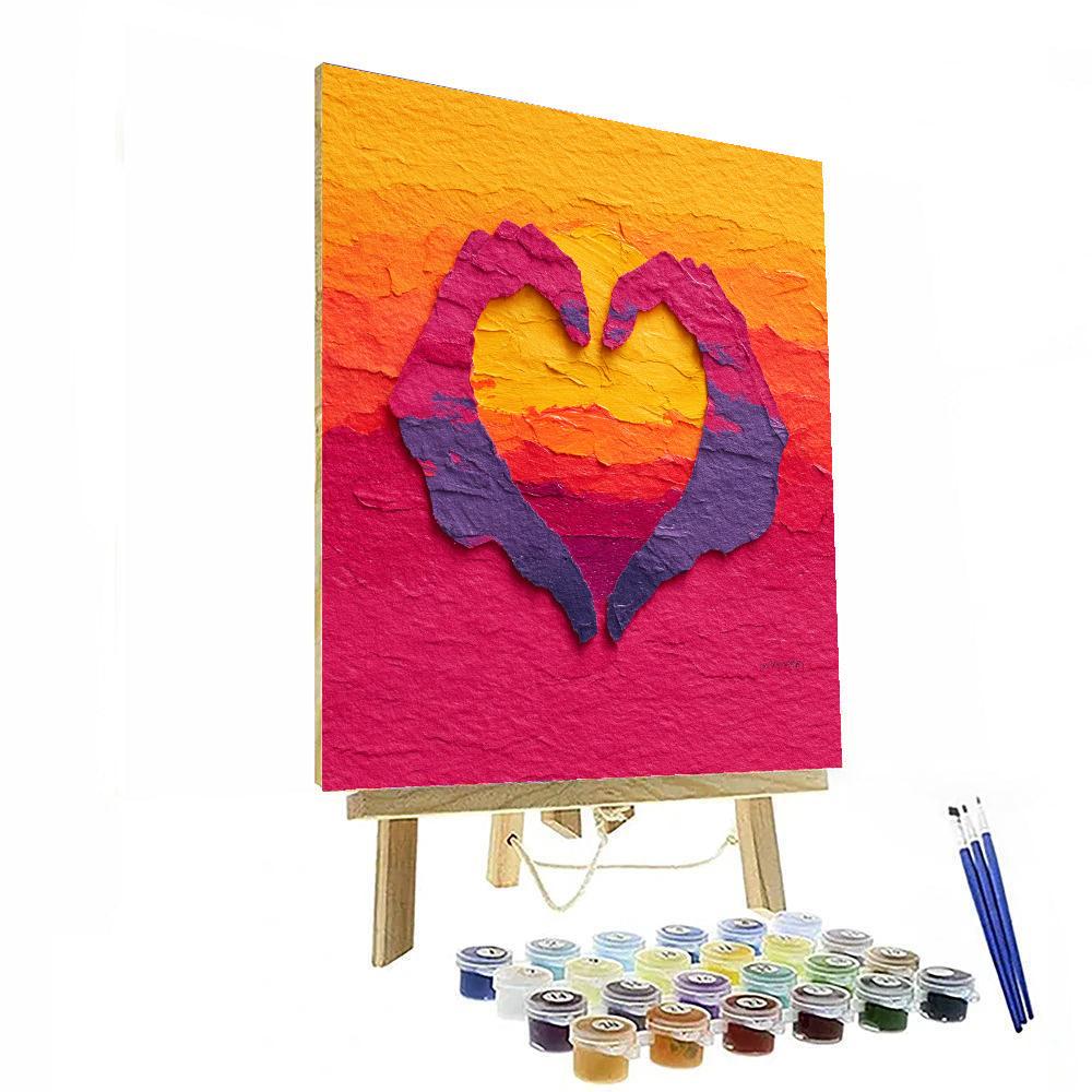 Love’s Heartstrings Painting Number Kit
