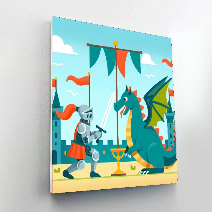 Medieval Times Tournament Paint By Number