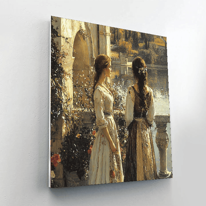 John William Waterhouse Inspired Time-Worn Elegance Of History  Paint By Numbers Art