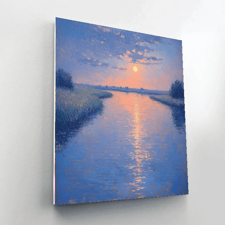 J.M.W. Turner Inspired Silent Nightfall  Painting By Numbers Kit