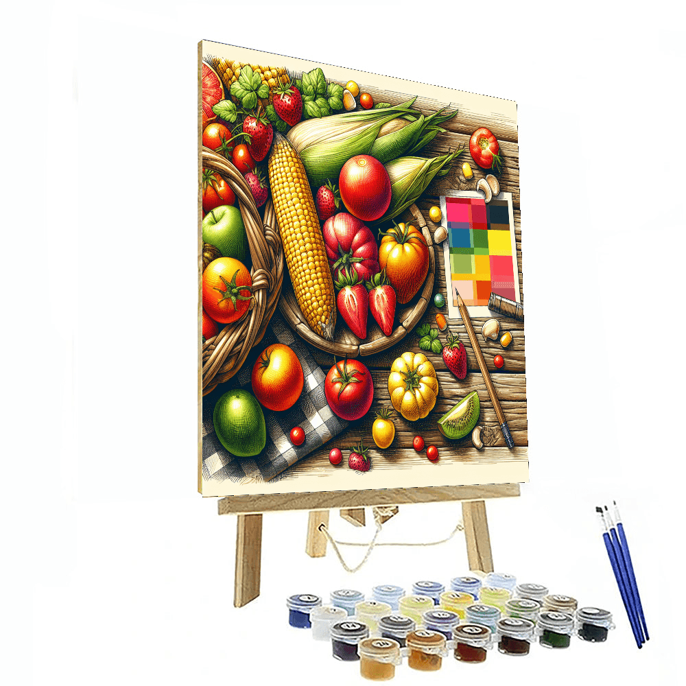 Bright Summer Harvest Paint By Numbers