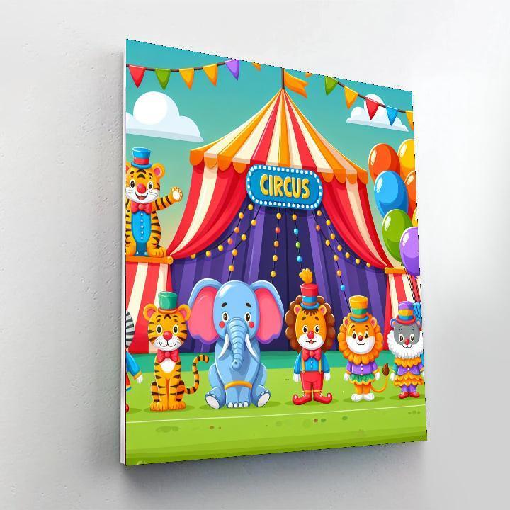 Creative Circus Animals Paint By Numbers Kits