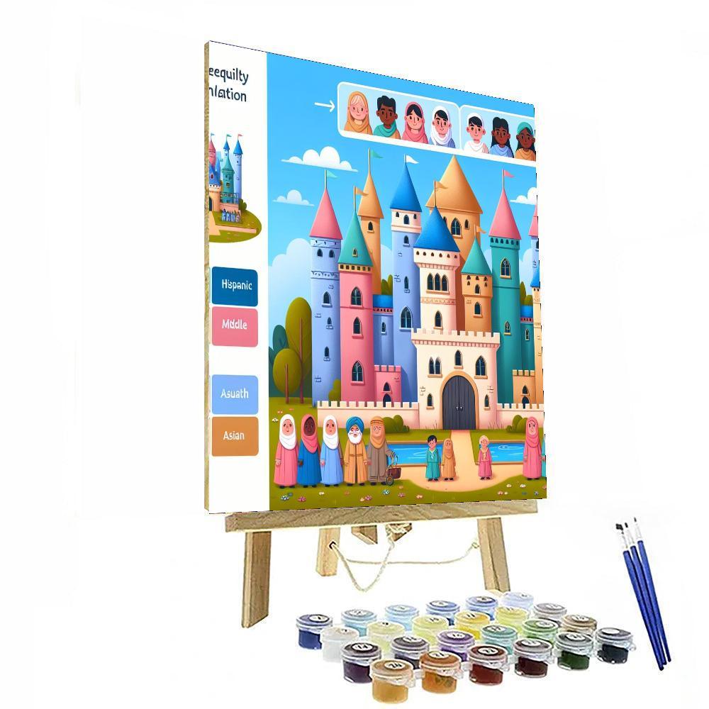 Magic Fairy Tale Castle Paint By Numbers Kits