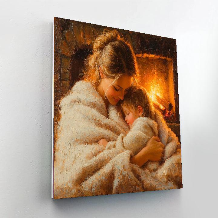 The Comfort Of A Mother Number Painting