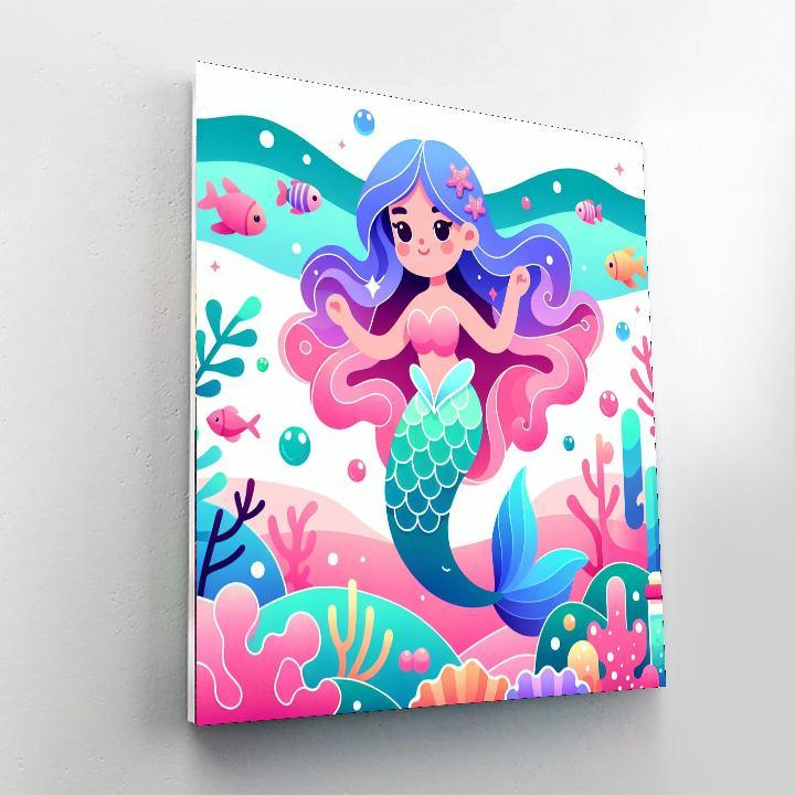 Enchanting Mermaid DIY Paint By Numbers