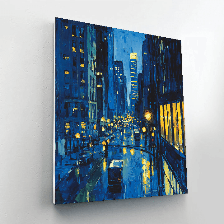 Edward Hopper Inspired Metropolitan Nights  Paint By Numbers Kits