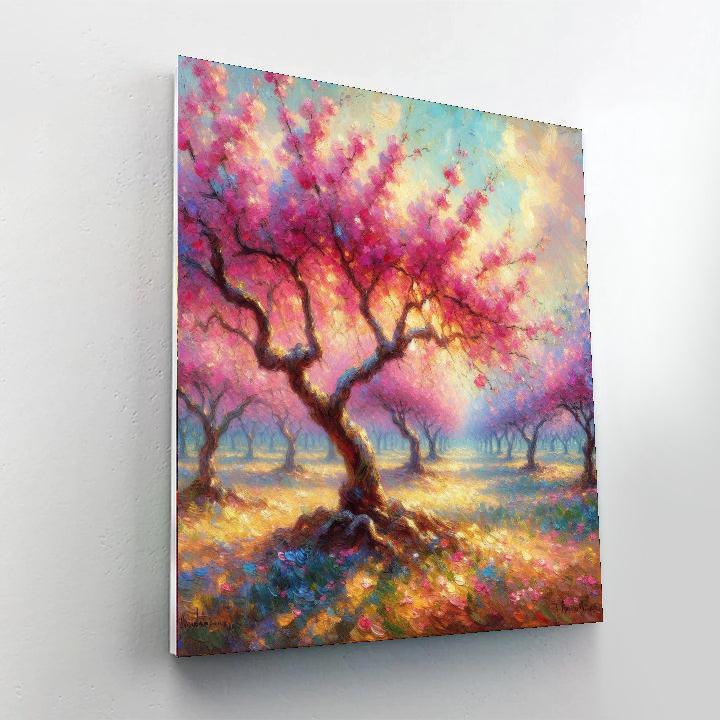 Blossom-filled Orchard Paint By Numbers