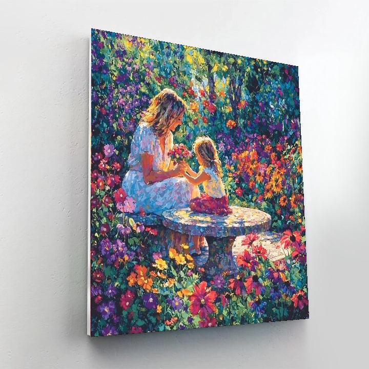 Cherished Memories In Bloom Number Painting