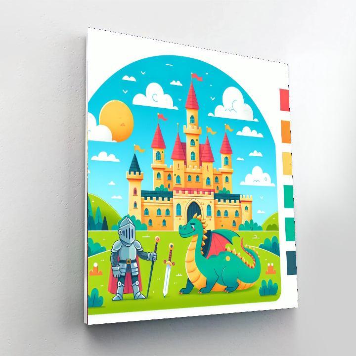 Fantasy Kingdoms Numbered Painting Kits