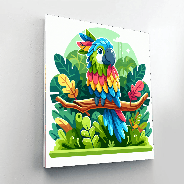 Mystical Macaw Number Painting
