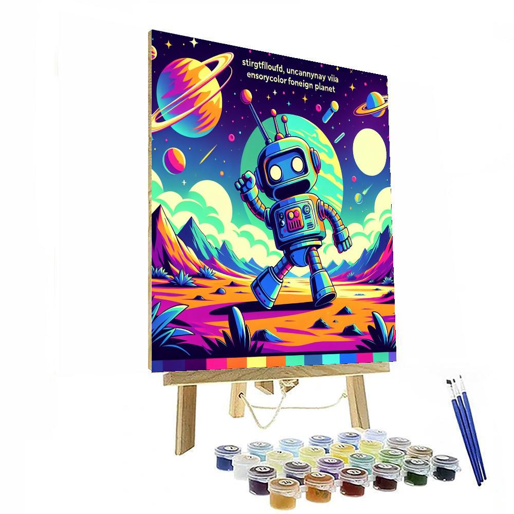 Robot Space Explorer Paint By Numbers Kits