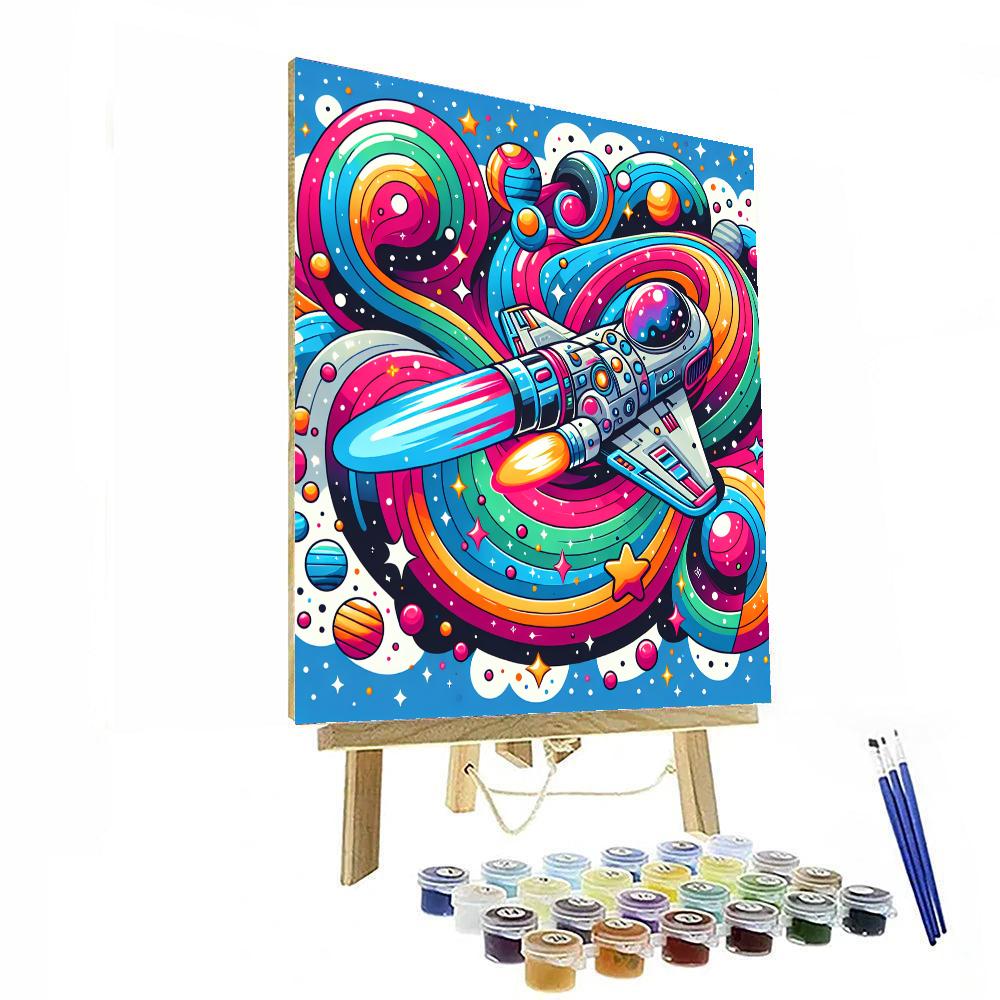 Giggle Galaxy Space Trip Paint By Color