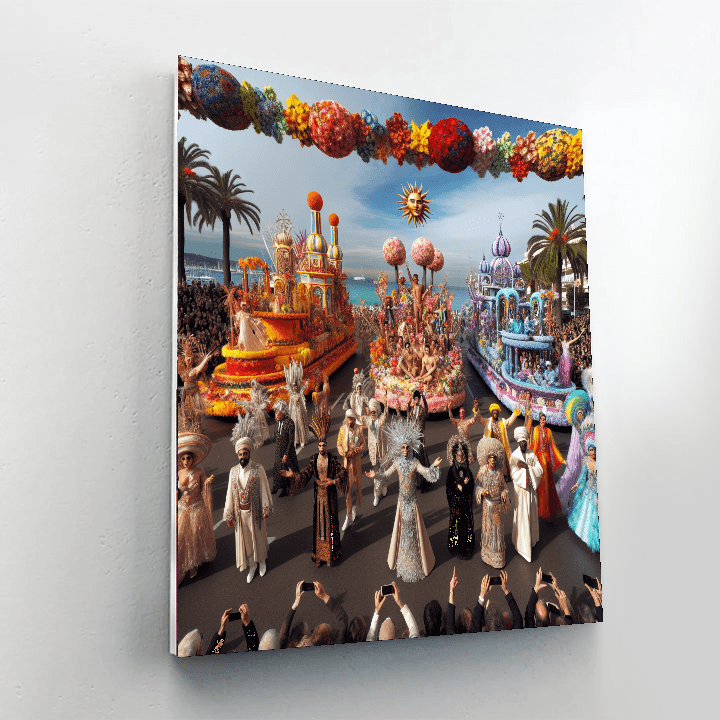 Nice Carnival - Nice, France Painting By Numbers Kit
