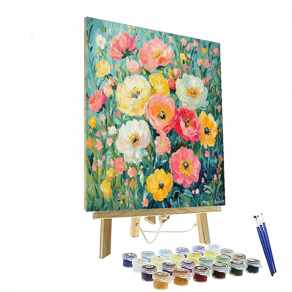 Pierre-Auguste Renoir Inspired Joyful Springtime  Painting By Numbers Kit