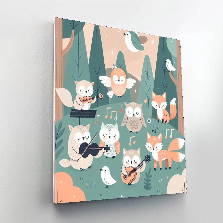 Magical Woodland Serenade Painting By Numbers Kit