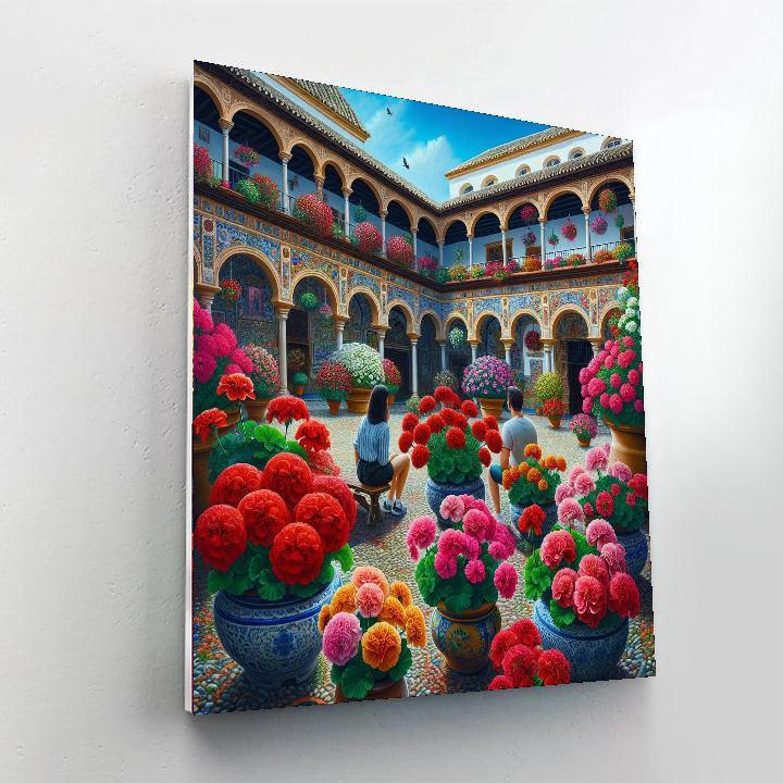 Festival Of The Patios - Cordoba Paint By Numbers Art