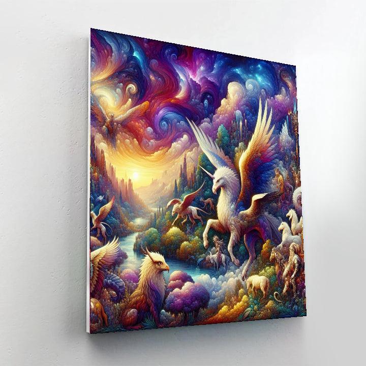 Intriguing Mythical Beasts Paint By Number