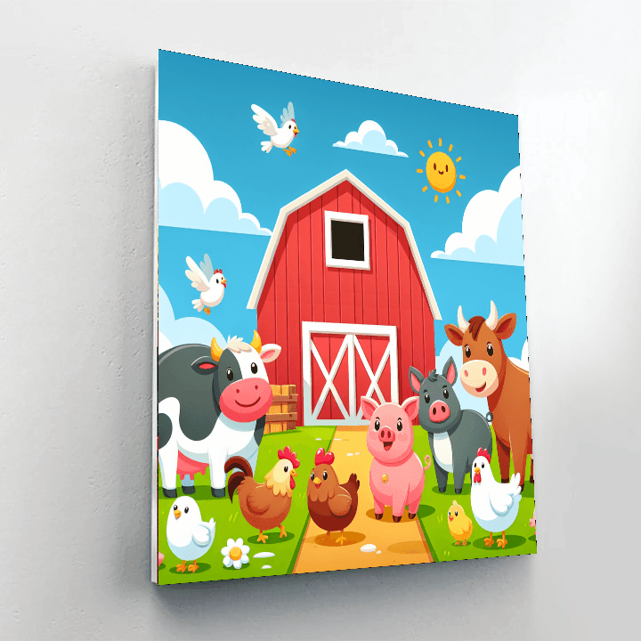 Charming Farm Adventures Paint By Number