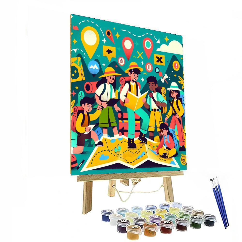 Mystery Quest Painting Number Kit