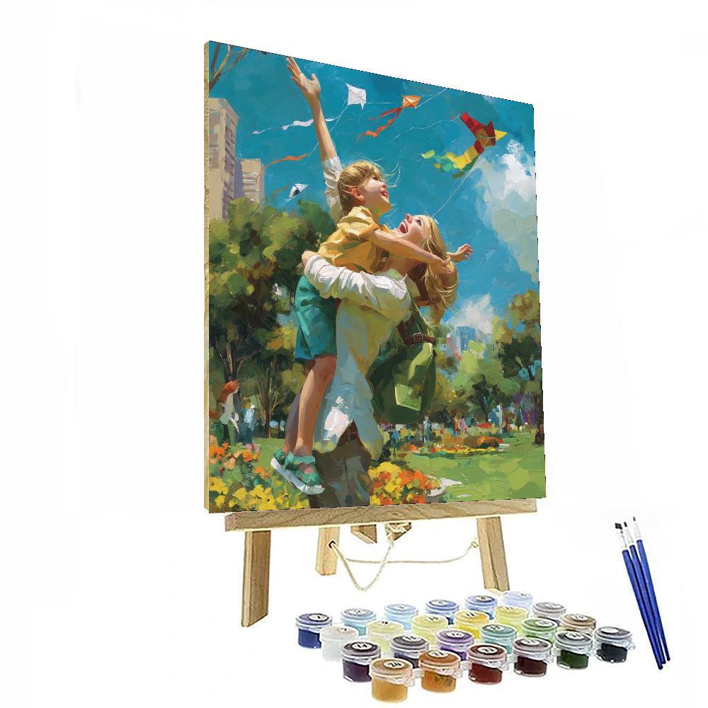 Laughter And Love In The Park Numbered Painting Kits