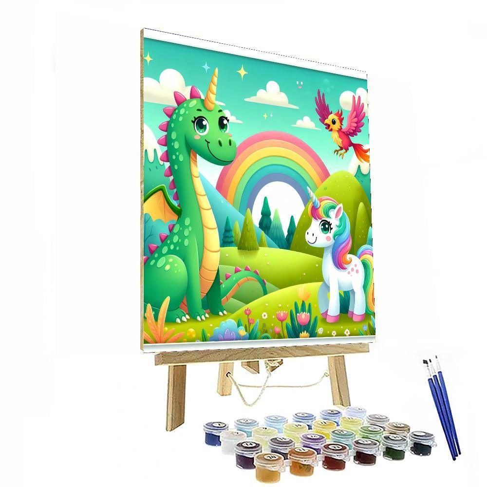 Mythical Creatures Academy Painting By Numbers Kit
