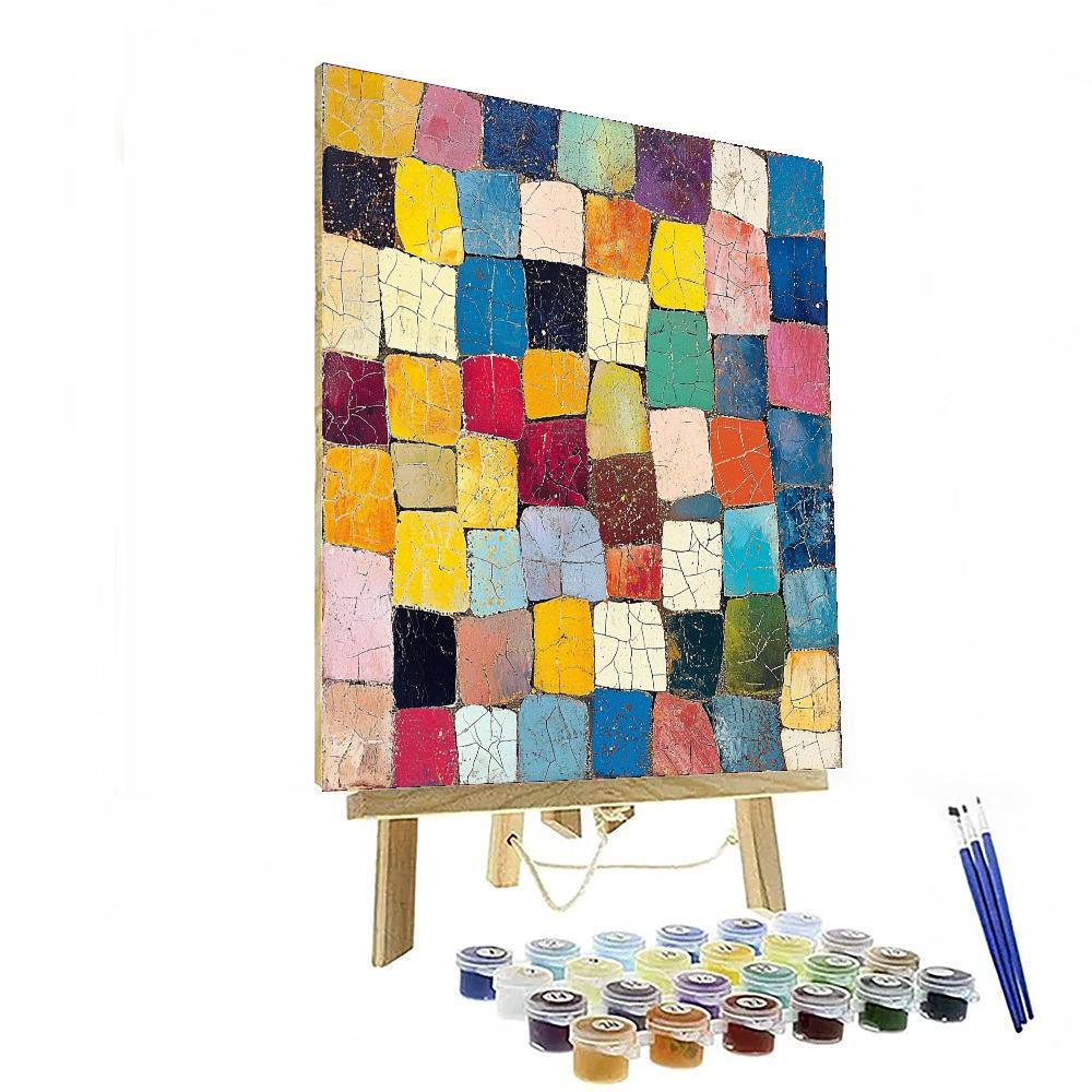 Paul Klee Inspired Vision Of Color  Painting Number Kit