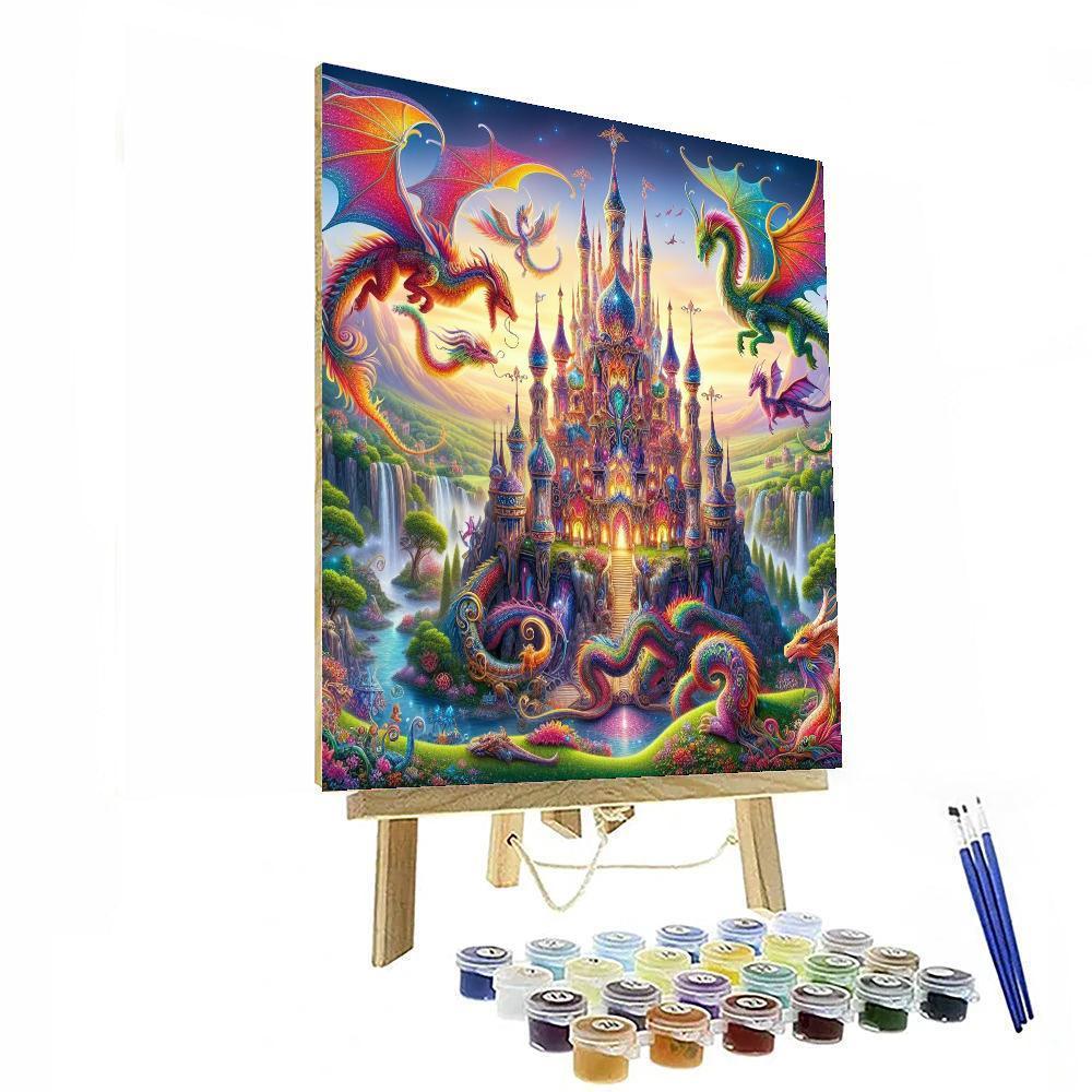 Captivating Fantasy Landscape Painting Number Kit