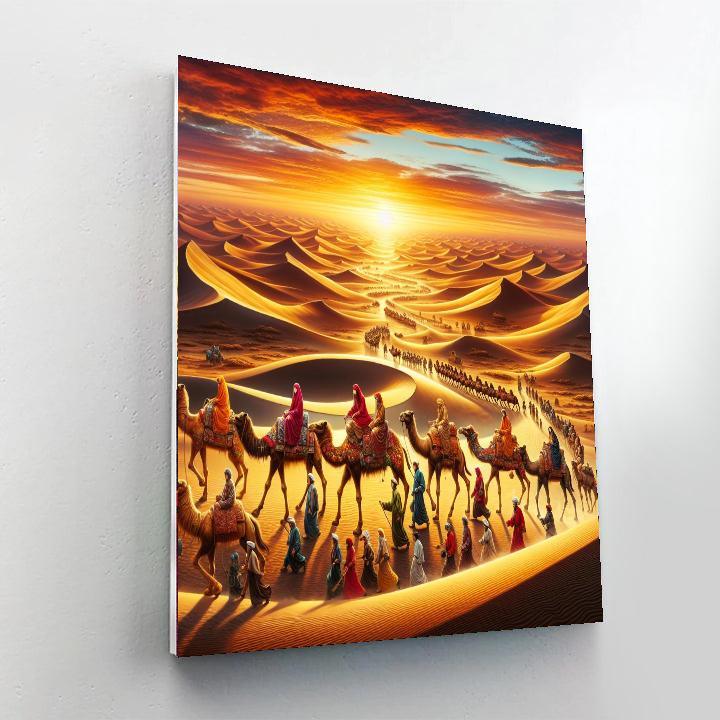 Eastern Silk Road Wonders Number Painting