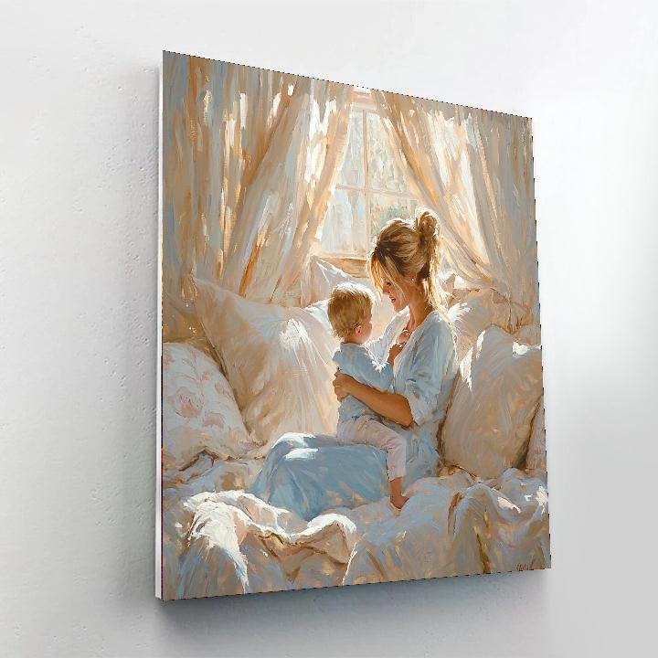 The Morning Cuddle Paint By Color
