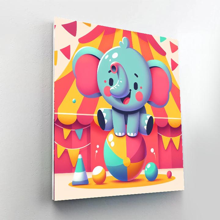 Circus Fun With Animals Paint By Numbers Kits