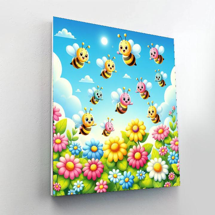 Buzzy Bee Buzz Paint By Number