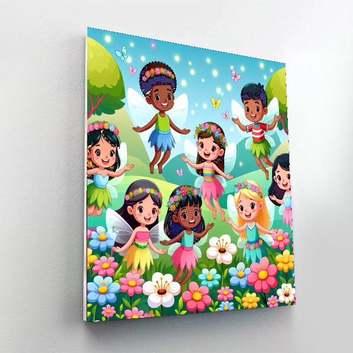 The Enchanted Fairy Garden DIY Paint By Numbers