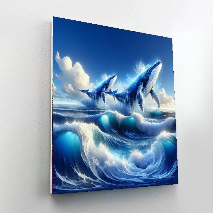 Whale Tale Wonders Numbered Painting Kits