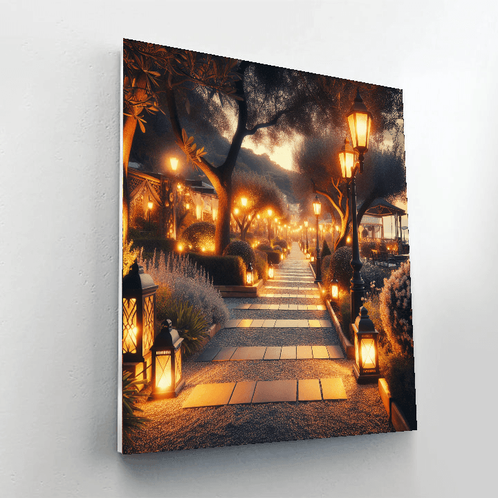 Radiant Evening Promenade Number Painting