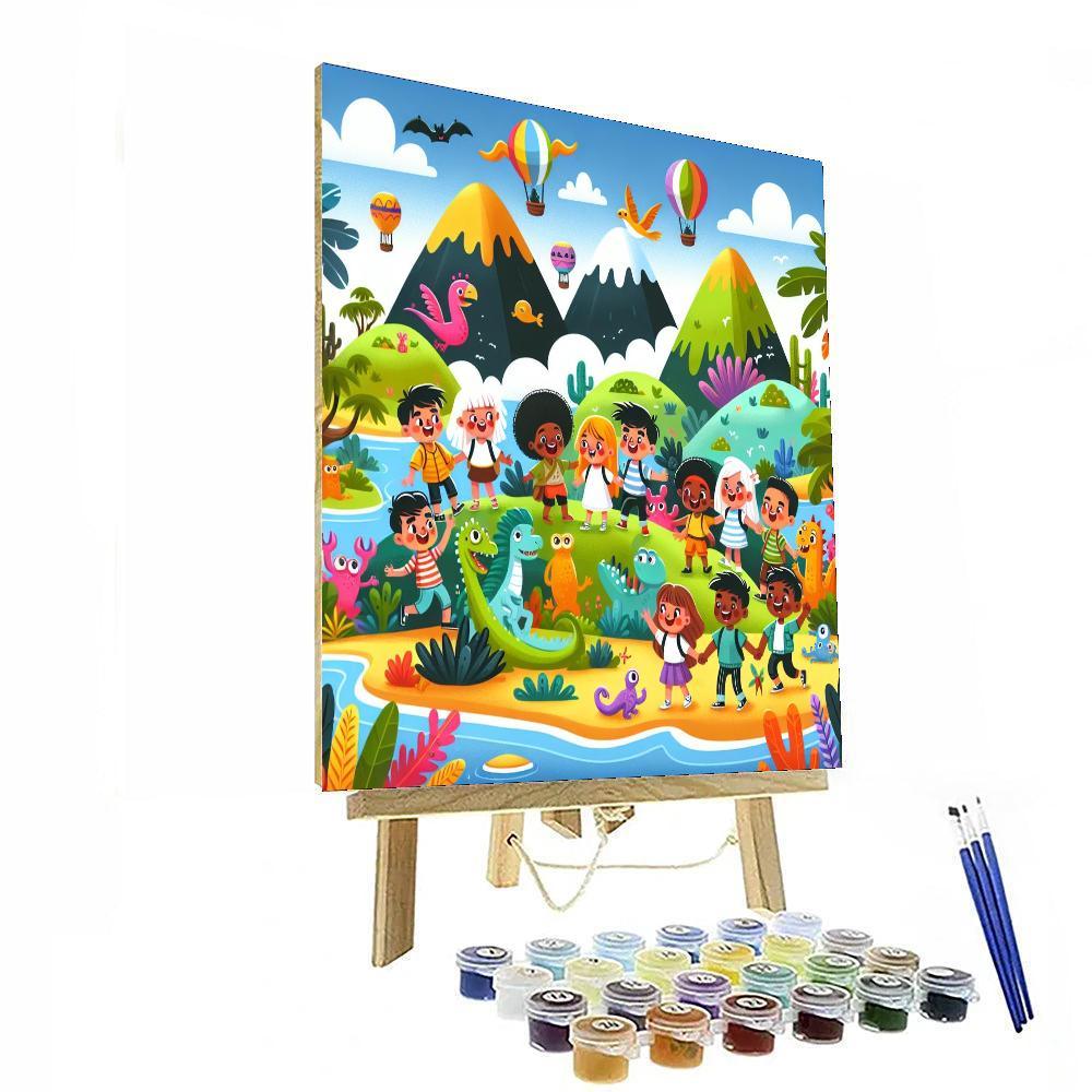 Magical Island Adventure Paint By Number