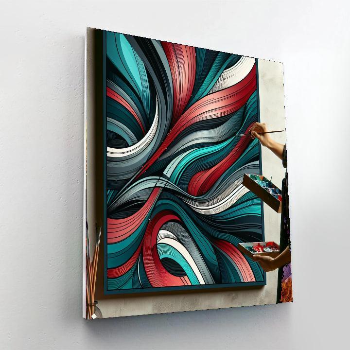 Modern Abstract Exploration Numbered Painting Kits