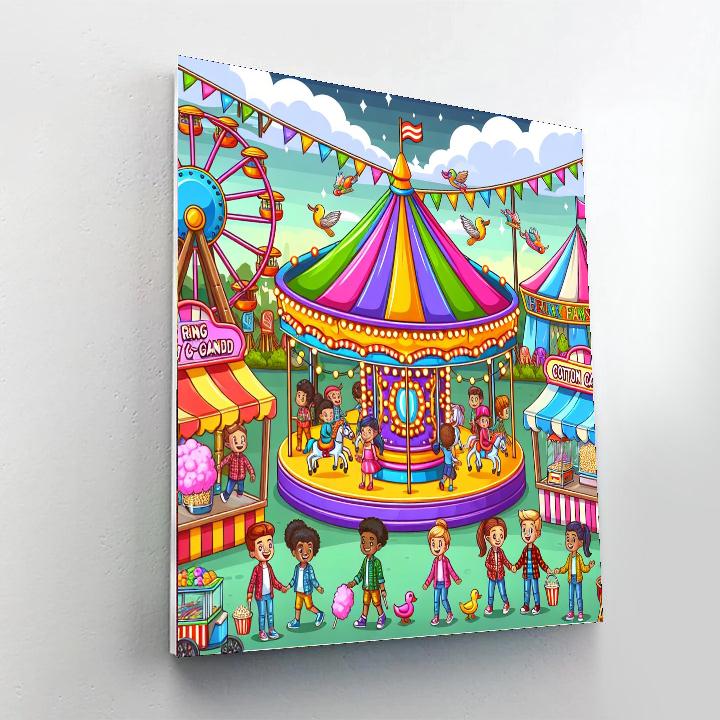 Exciting Carnival Numbered Painting Kits