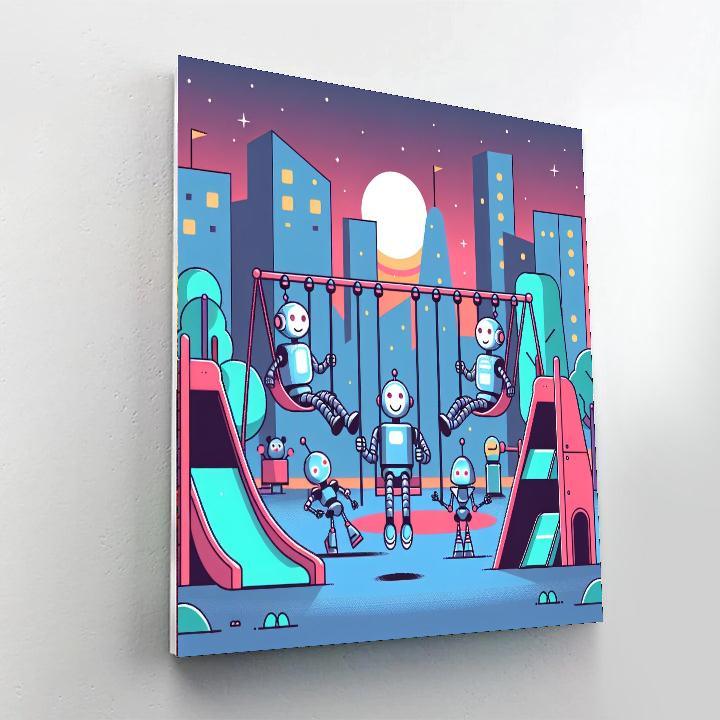 Robotics Playground Painting By Numbers Kit