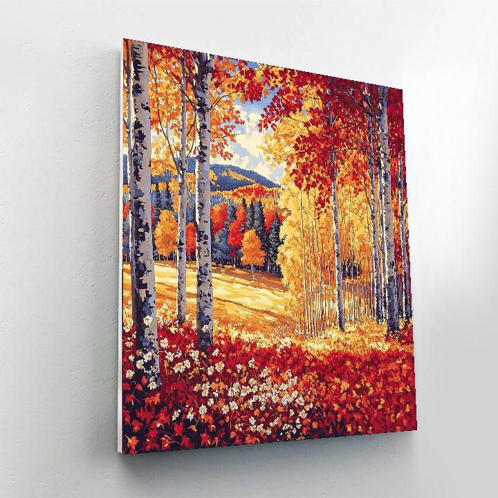 Gustav Klimt Inspired Autumn Escape  Paint By Numbers