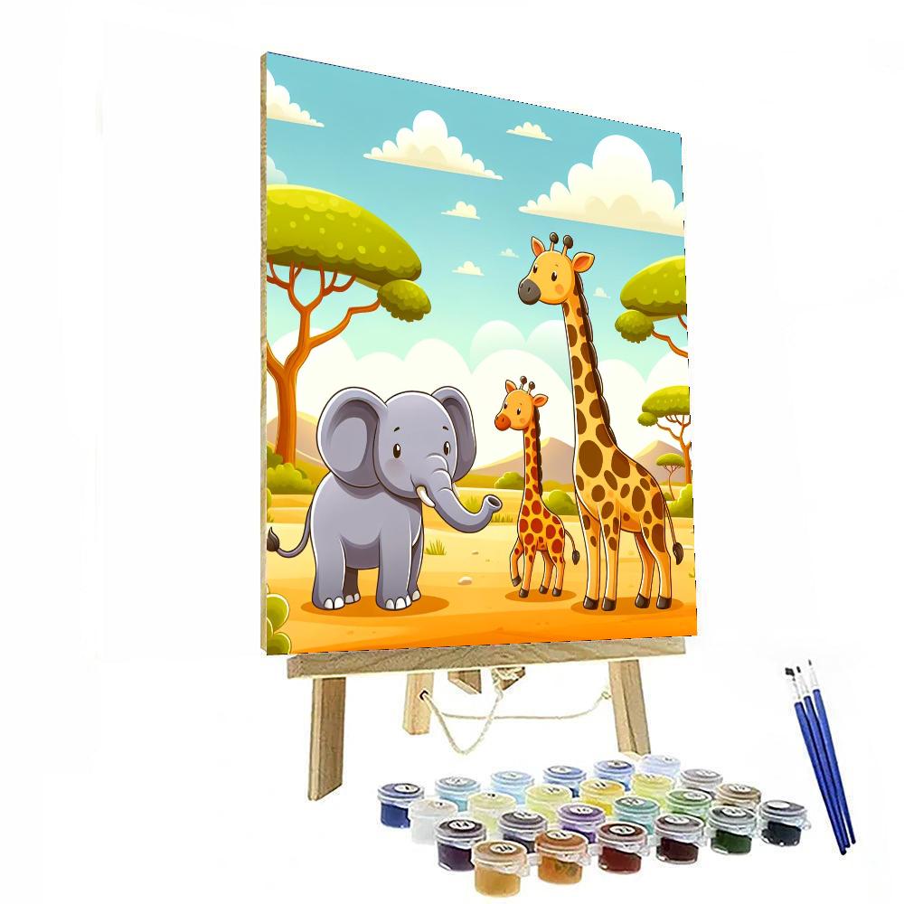 African Savanna Adventure Paint By Number