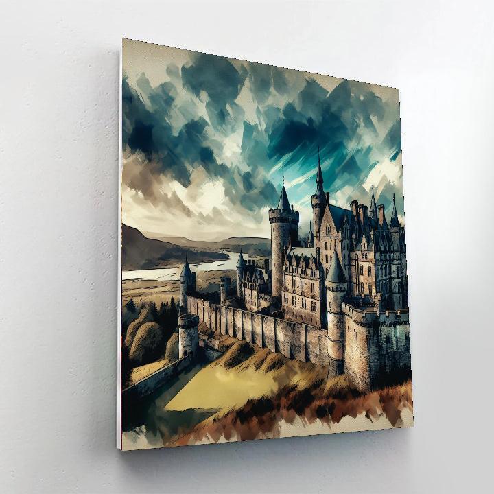 Castle's Timeless Majesty DIY Paint By Numbers