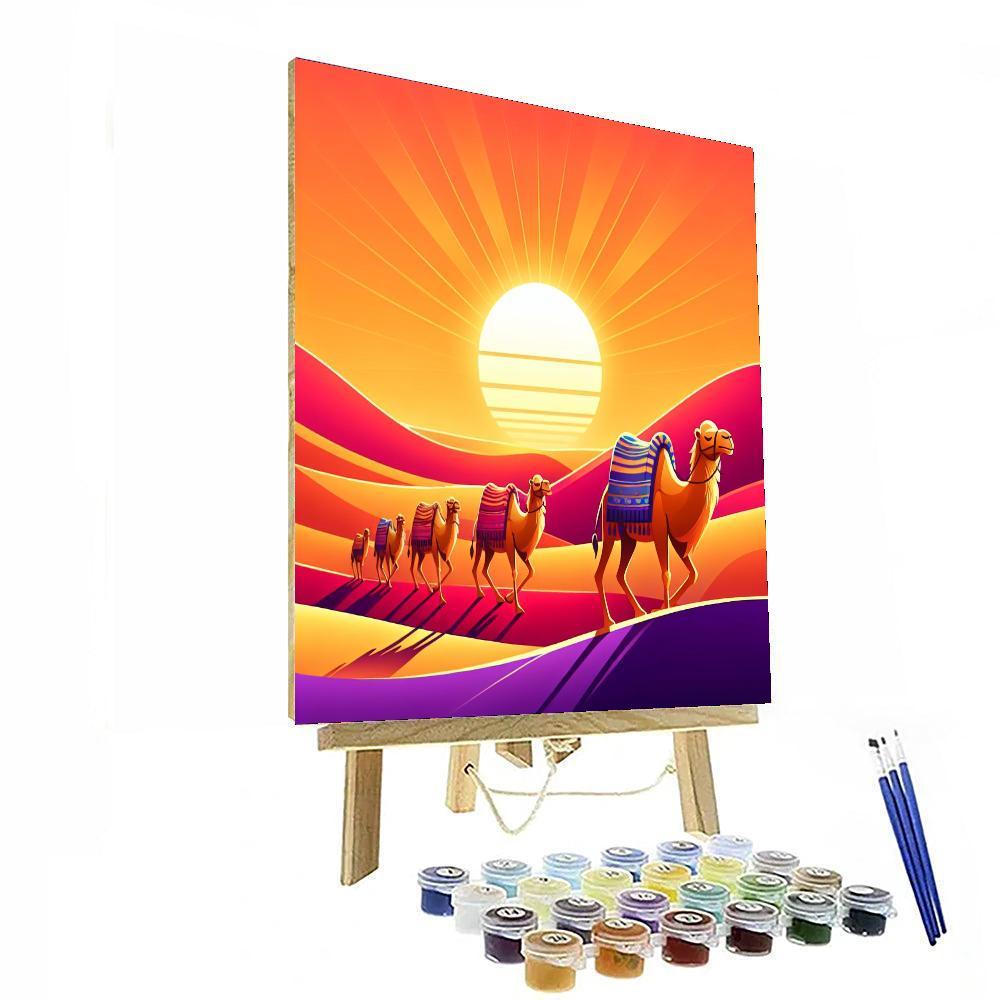 Dreamy Desert Adventure Paint By Color