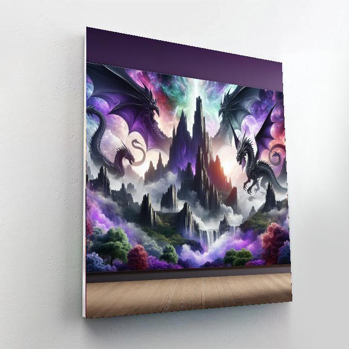 Dragon Mystical Realm DIY Paint By Numbers