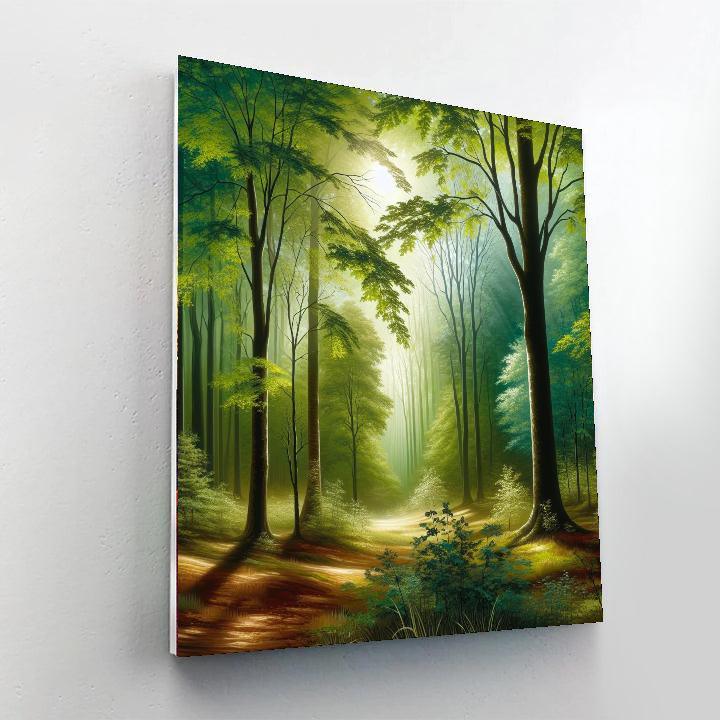 Serenity In The Forest Numbered Painting Kits