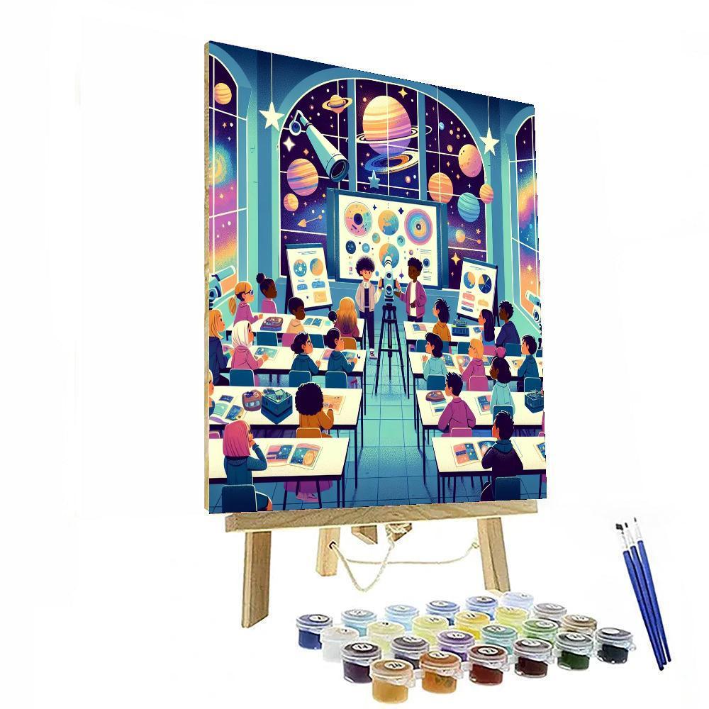 Cosmic Classroom Journey Paint By Numbers