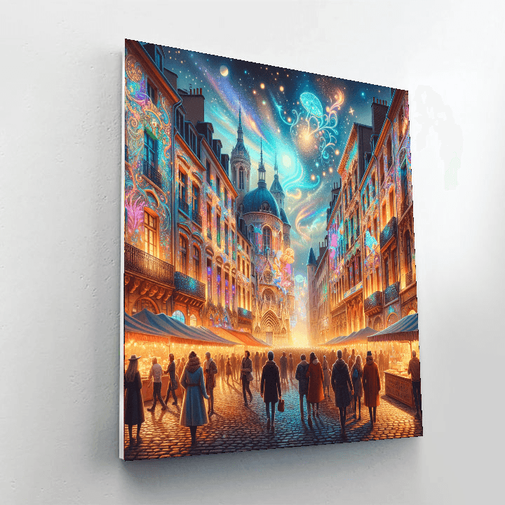 Fête Des Lumières - France Paint By Color