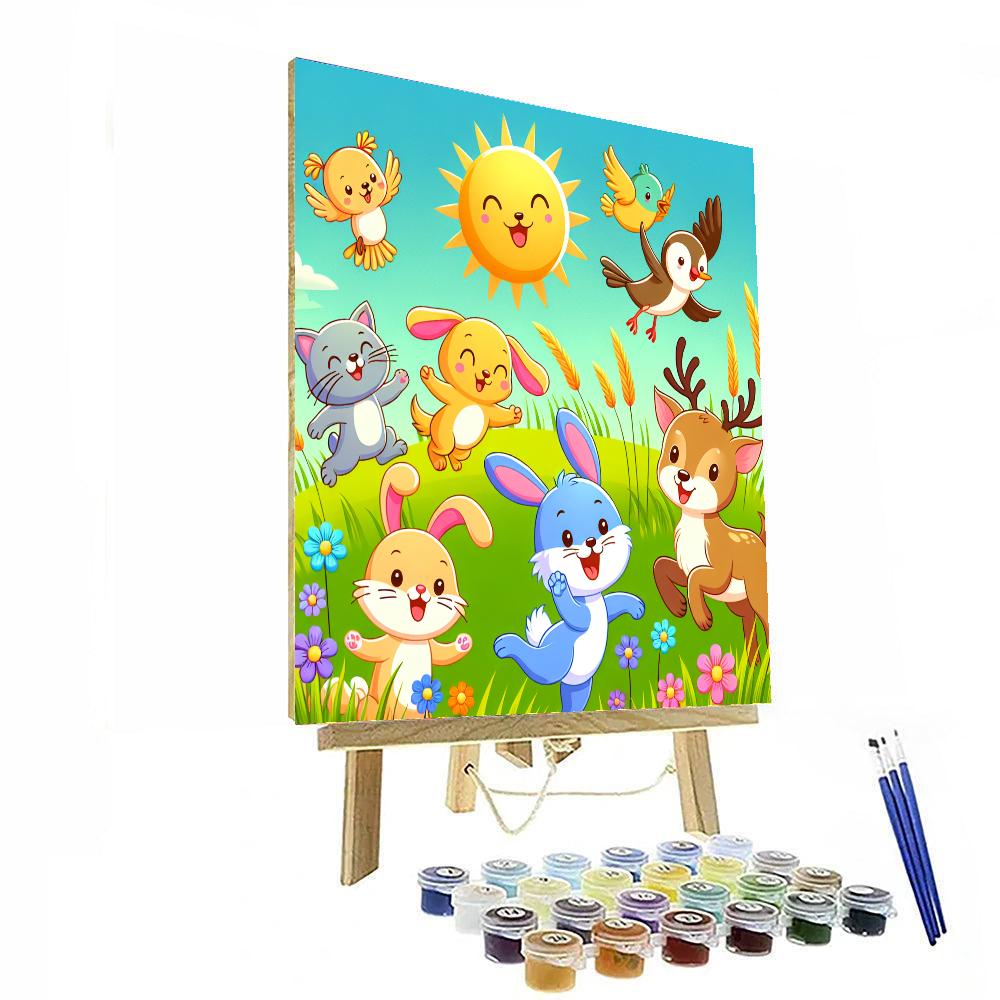 Sunny Meadow Gathering Paint By Color