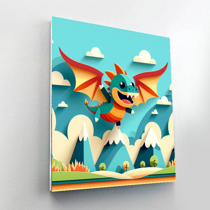Dashing Dragon Adventure Number Painting