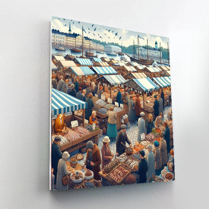 Helsinki Baltic Herring Fair - Helsinki Painting Number Kit