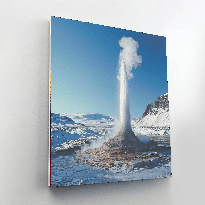 Strokkur Geyser - Iceland Paint By Numbers Kits